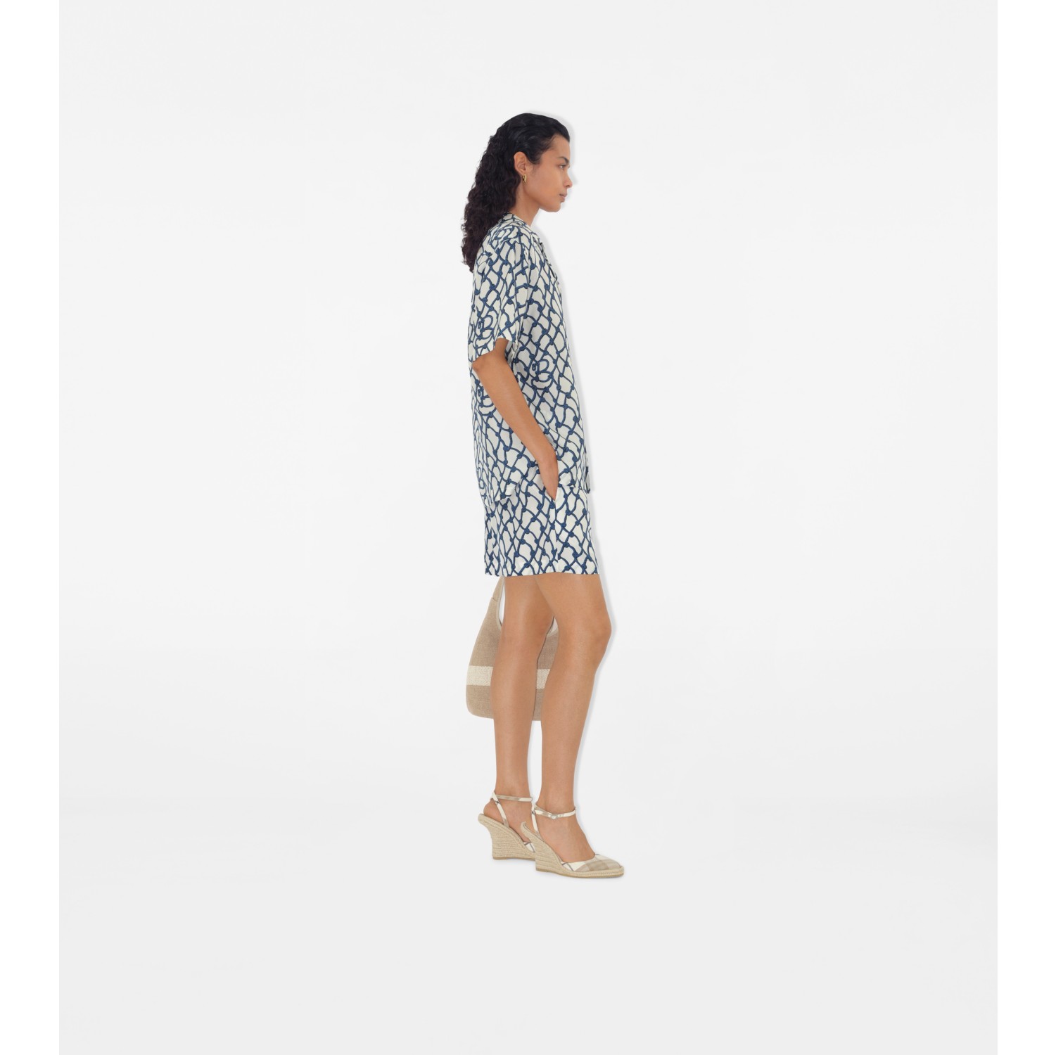 Regular Fit Knot Silk Shirt