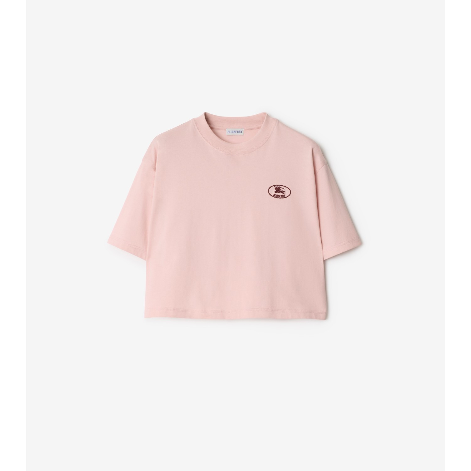 Cropped Cotton T-shirt