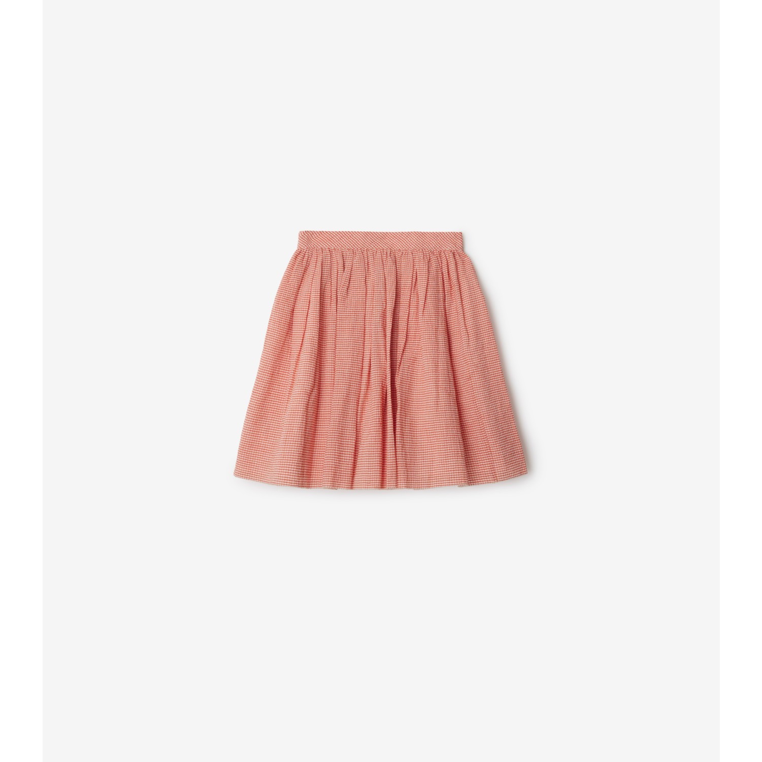 Gingham Cotton Skirt