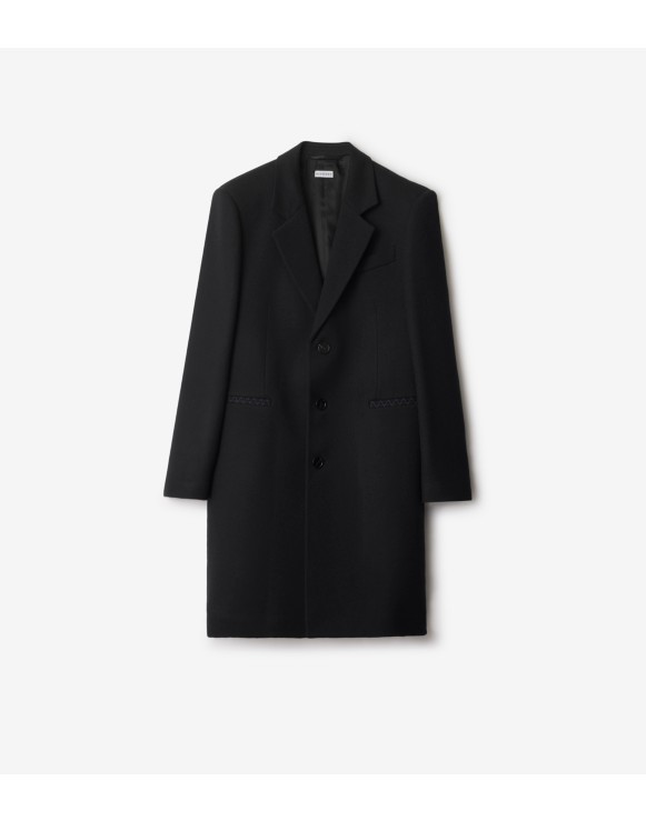 Manteau ajusté en laine